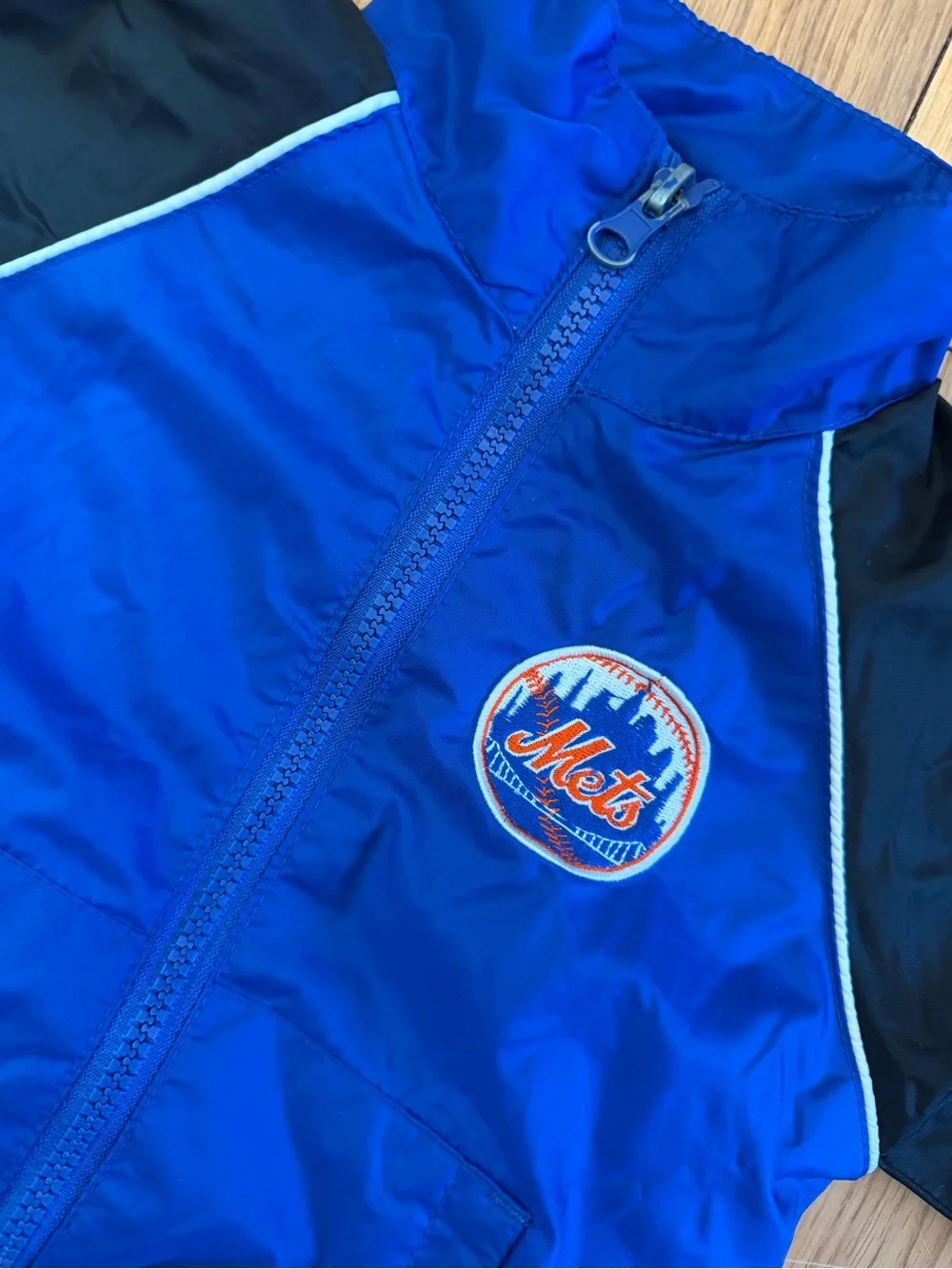 Vintage MLB New York Mets Tracksuit Set Toddler 24M Majestic Windbreaker Pants